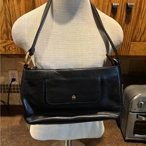 Etienne Aigner Classic Black Shoulder Bag